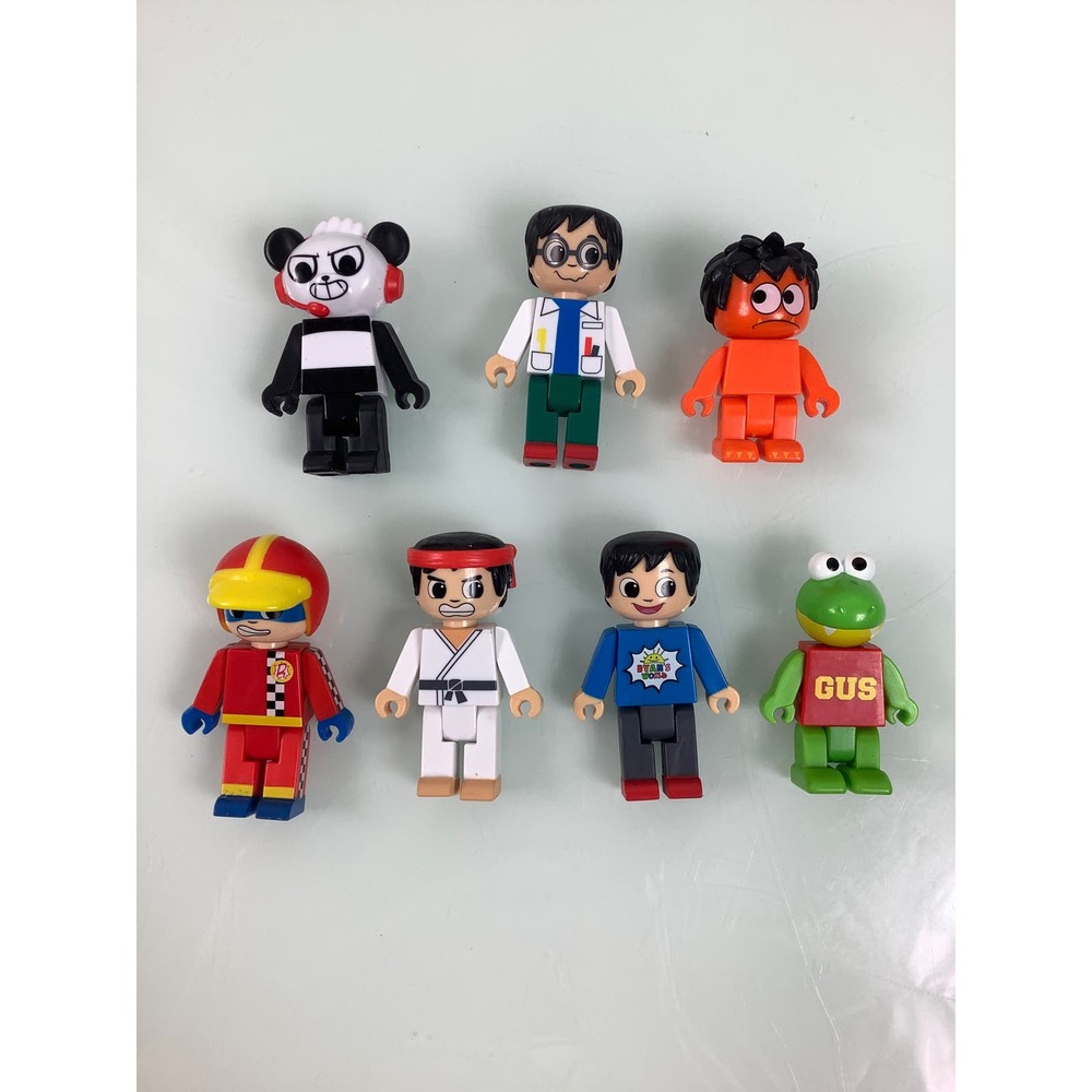 Ryans World Collectible Figure set bundle of 7 EUC